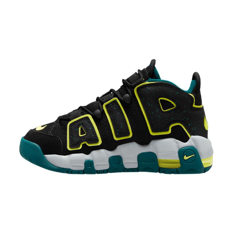 Nike Кроссовки Air More Uptempo Low  Black Geode Teal  GS DZ2809-001 36