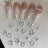 10 st/påse Superglänsande Kärlek Nageldekaler Mini Manikyraccessoarer DIY Manikyrdesign Tillbehör