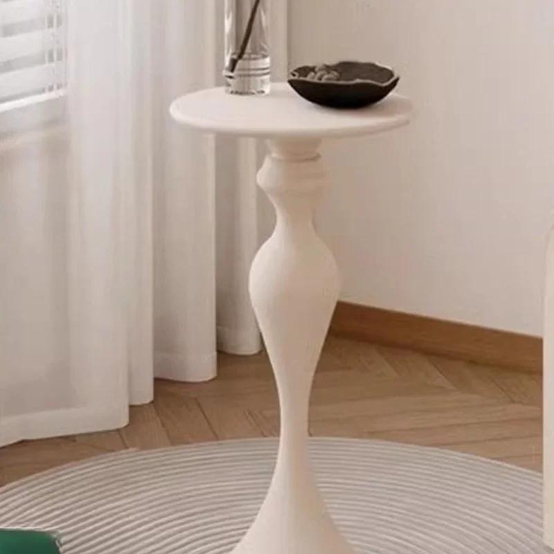 Nordischer Tisch Runder Couchtisch Wohnzimmer Luxuriöser Couchtisch Dekorationszubehör Edelstahl Heimmöbel Design
