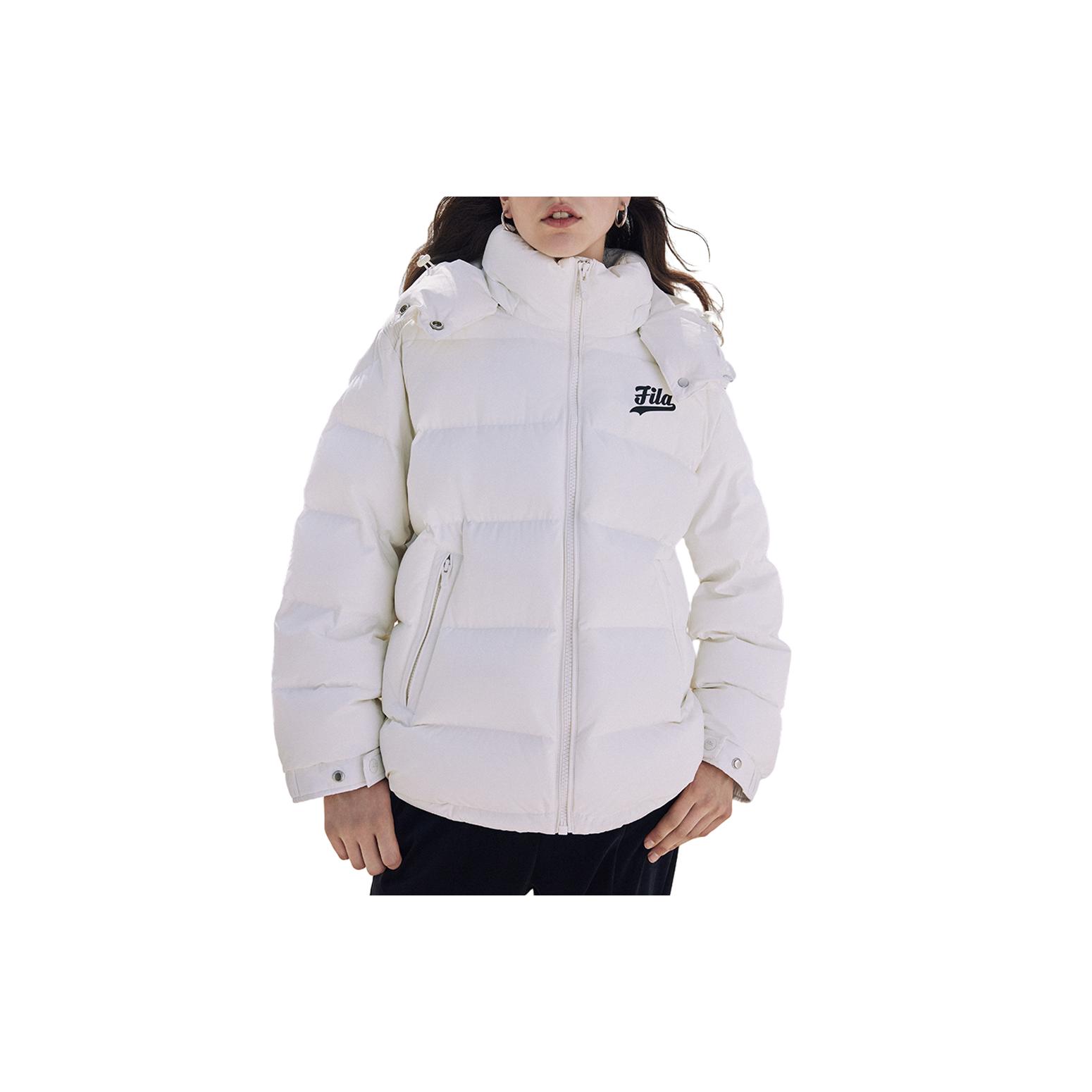 

New FILA Down Jackets Women s White T11W342903A-WT M