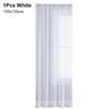1/2Pcs Rod Pocket Voile Sheer Curtain Door Drape Shades  Living Room Bedroom Kitchen Decoration