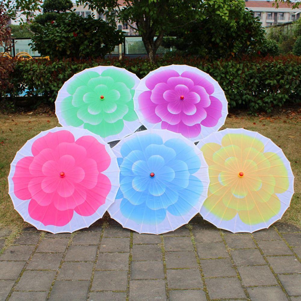 56cm Oiled Paper Umbrella 10 Colors Dance Performance Umbrella  Bridesmaids Party Scenery