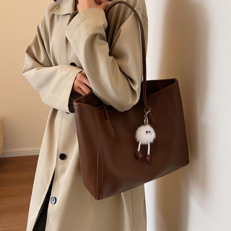 Women's High-Capacity Versatile Tote - 2025 Spring/Summer Shoulder Bag for Work and Commute