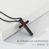 Baseball Pattern Cross Necklace Stocking Stuffers Stainless Steel Cross Pendant Christmas Gifts Characteristic
