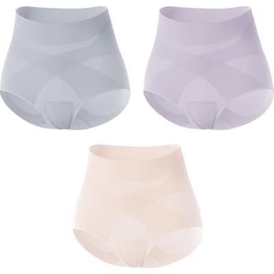 Women's Silk Crotch High-Waist Seamless Underwear (3-Pack)