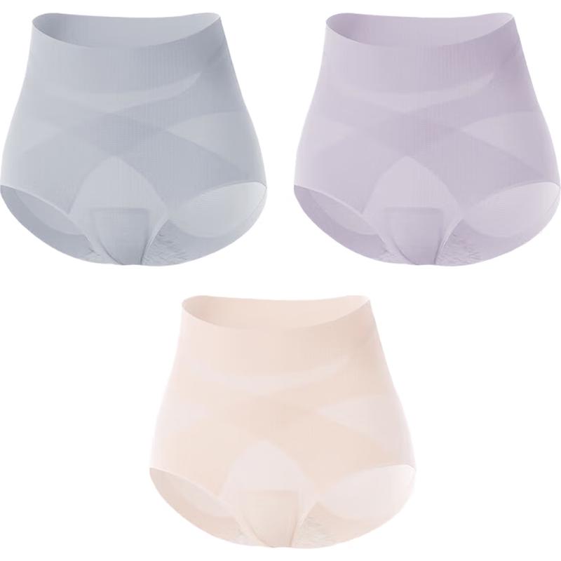 

Miiow Women s Silk Crotch High-Waist Seamless Underwear (3-Pack) XL