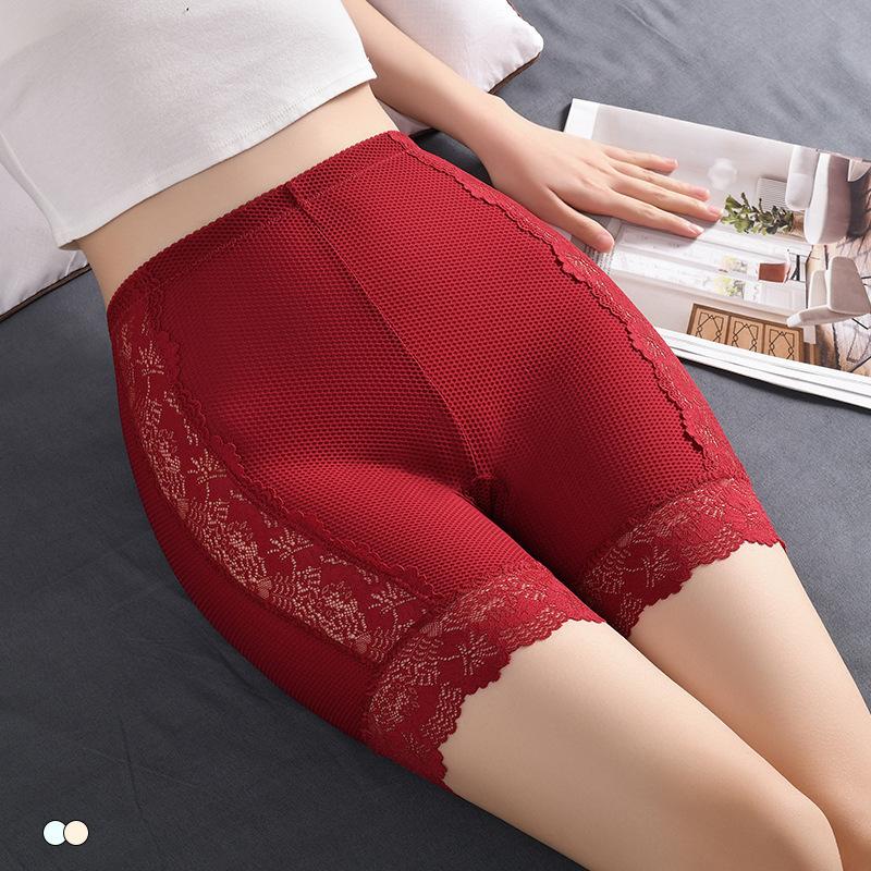 Plus Size Women's New Summer Lace Traceless Anti Slip High Waist Constricting Panties