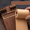 Vintage Clip Board with Hanging Rope Memo Pad Roll Paper Holder Blank Notes for Kitchen Wall Fridge Message Board Home Office