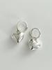 Elyona Silver Heart Earrings
