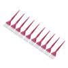 Conjunto de 10 Pincéis para Coloração de Cabelo Cabo Ergonômico Aplicador de Tinta Pincel para Tintura de Cabelo para Salão de Beleza S