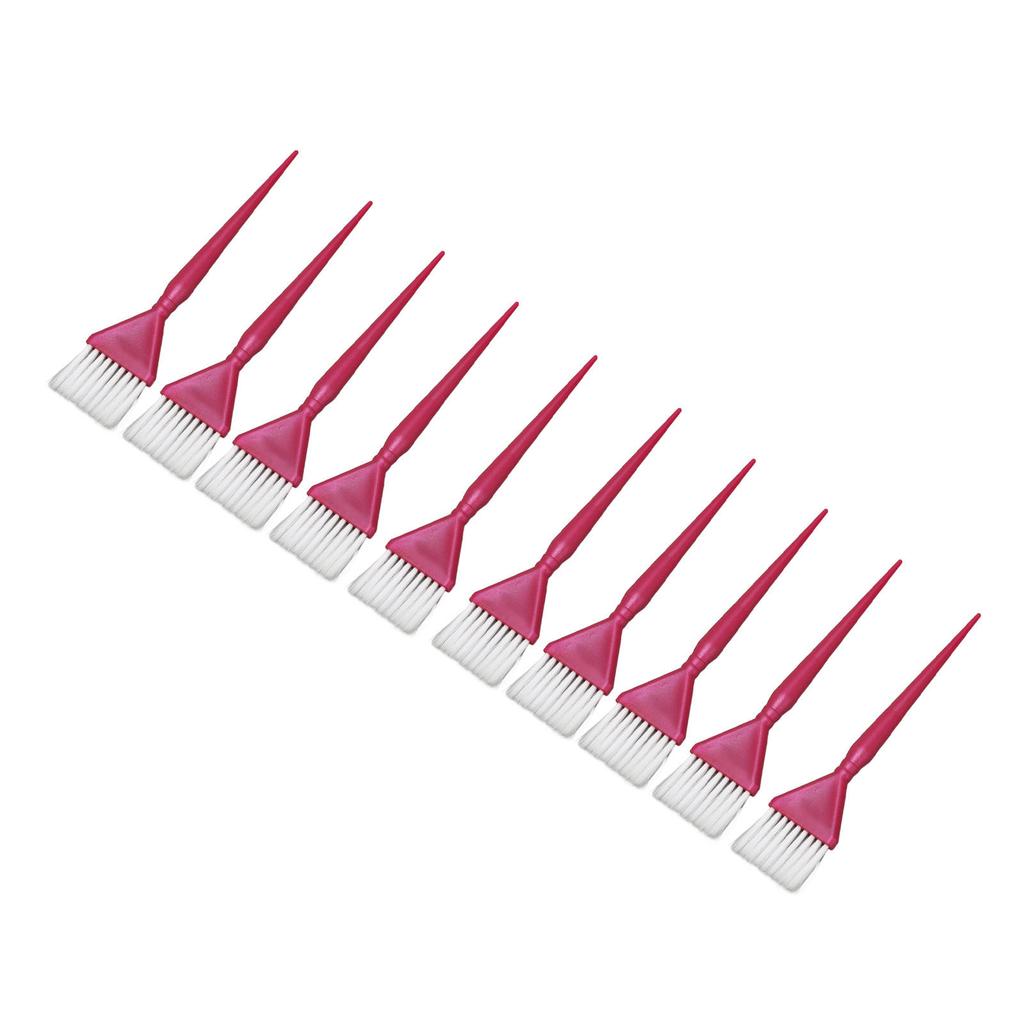 Conjunto de 10 Pincéis para Coloração de Cabelo Cabo Ergonômico Aplicador de Tinta Pincel para Tintura de Cabelo para Salão de Beleza S