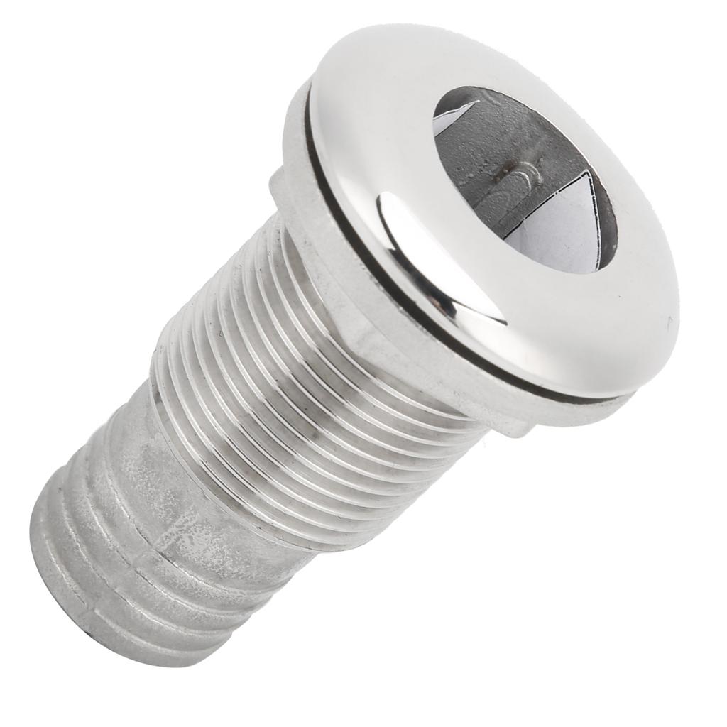 Marine Boat Thru Hull Fitting Connector Stainless Steel Hose Tail Barb Marine Hardware11 2inch
