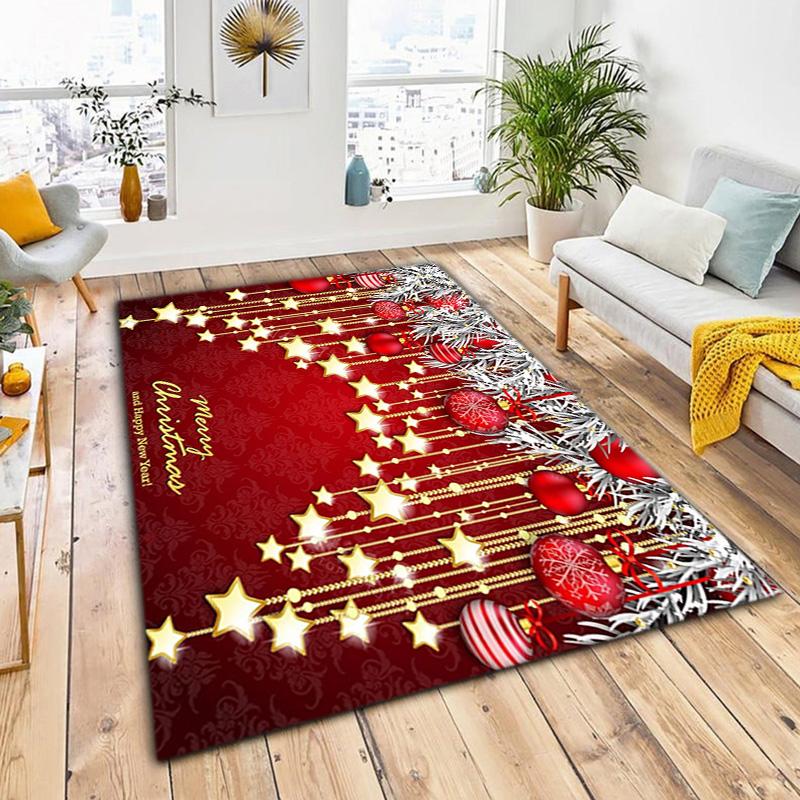 Christmas and New Year gifts cute snowmen Christmas trees Santa Claus carpets home decor non slip seats chair cushions decorative carpets P12