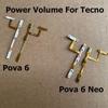 For Tecno Pova 6 Neo On Off Power Volume Buttons Flex Cable Volume Button Key Flex Cable Replacement