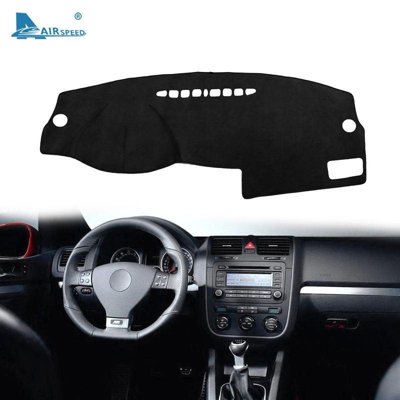 Flannel Dashboard Cover Pad for Volkswagen VW Golf 4 MK4 Golf IV 1J 2000 2001 2002 2003 2004 2005 Anti-UV Dash Mat Accessories