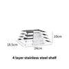 Stainless Steel Display Stand Cafeteria Display Tea Break Dessert Display Wedding Banquet and Cocktail Party Decorations Molds