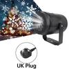 Christmas Lights Projector Xmas Party In Outdoor Snowflake Led Laser Lamp Usb