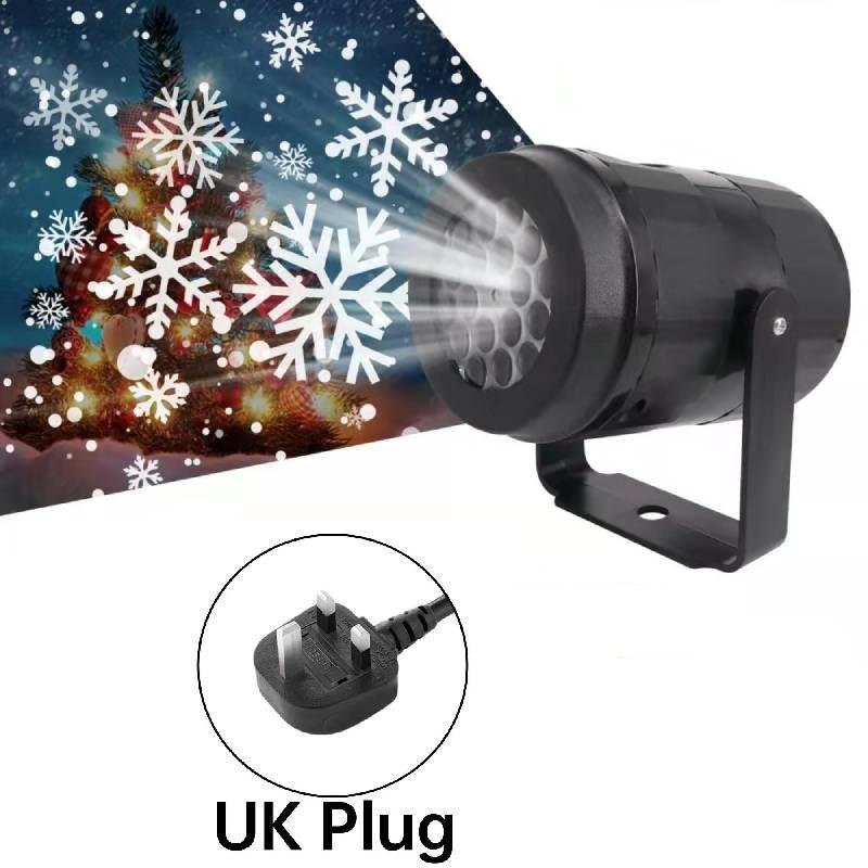Christmas Lights Projector Xmas Party In Outdoor Snowflake Led Laser Lamp Usb