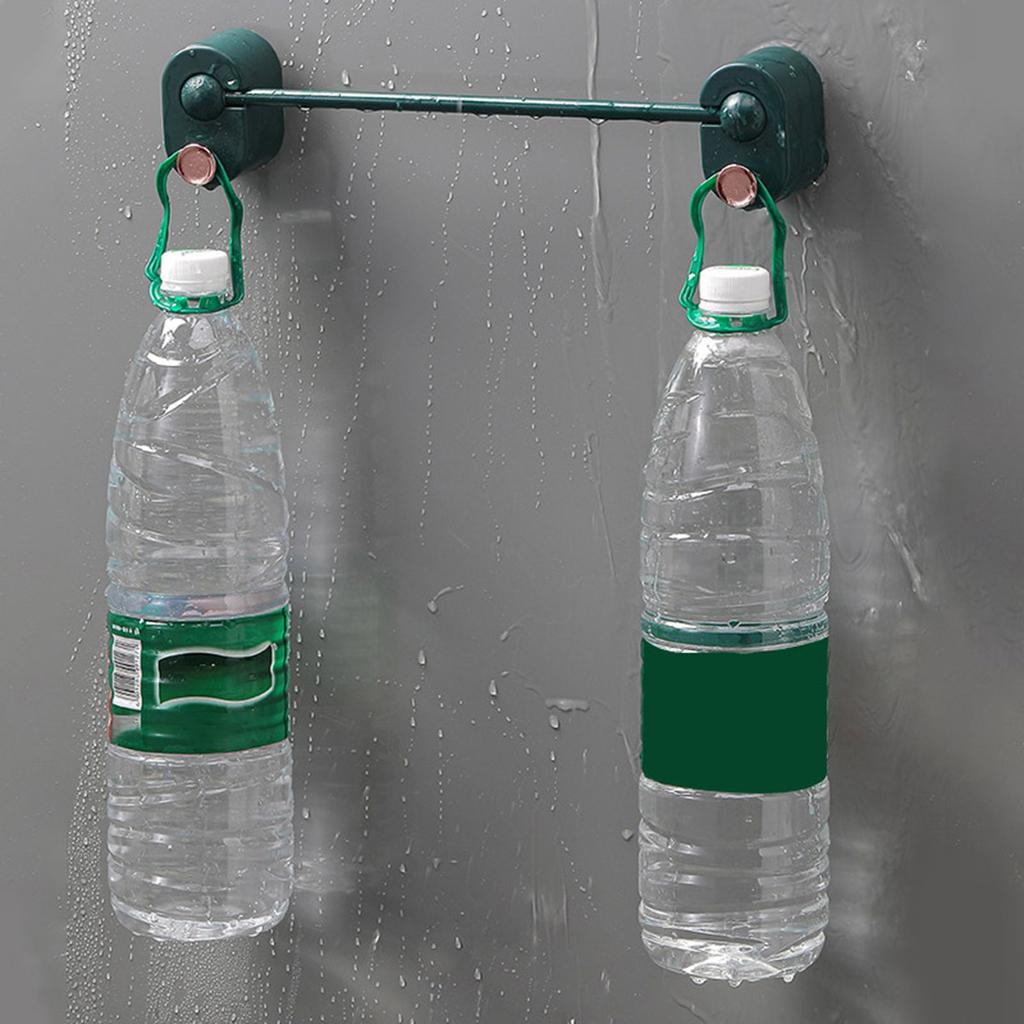 Bathroom Single Towel Rack Perforation Free Wall Mounted Towel Bar Bathroom AccessoryWhite Lengthened
