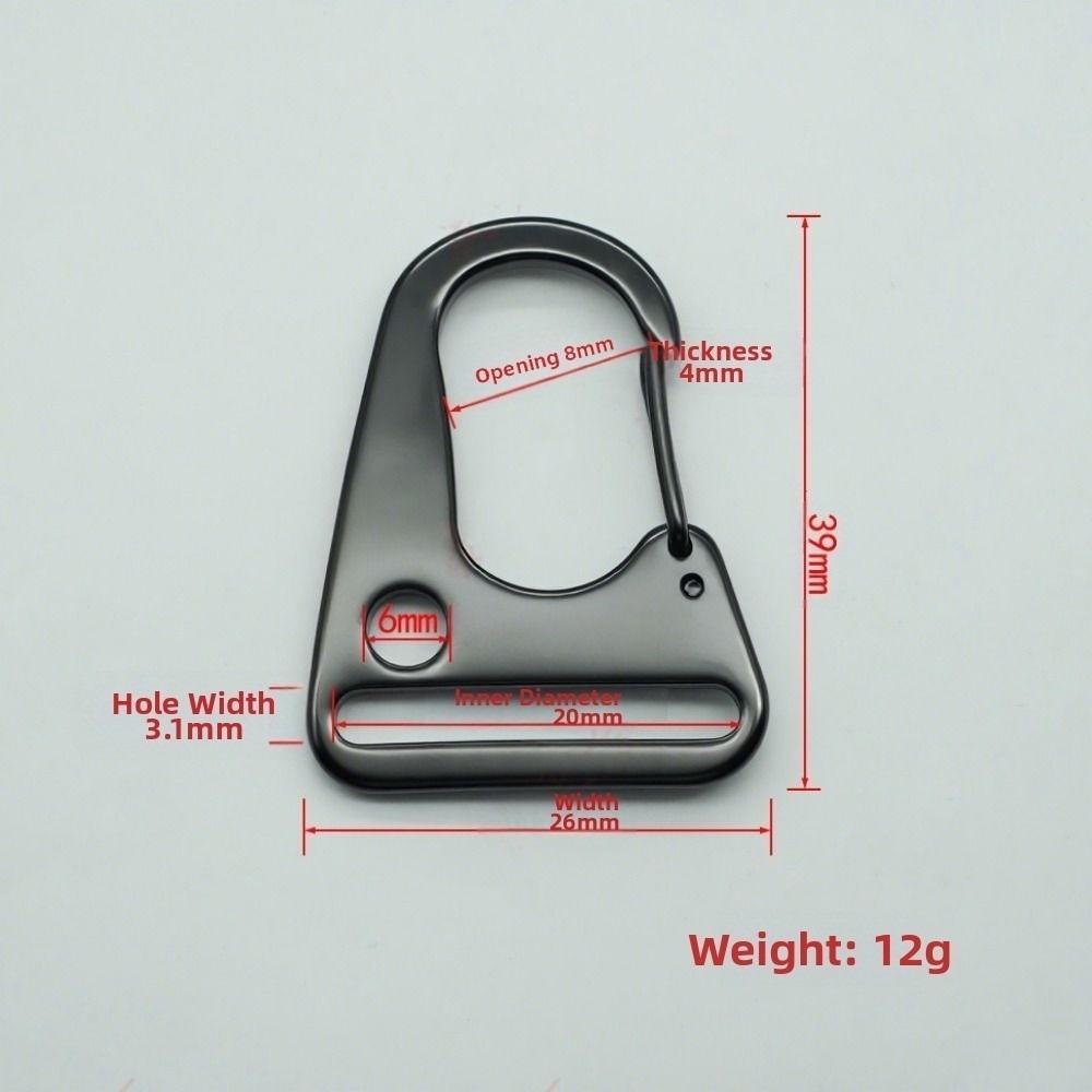 Nowy Zamiennik Ze Stali Nierdzewnej Orli Dziób Czarny/Srebrny 20/25/35mm Klipsy Haczyki Karabinki do Paska Narzędzie Outdoorowe