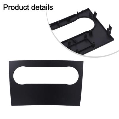 Car Stereo Panel Black Audio Adaptor Central Control Panel Easy To Use Light Weight No Deformation Quick Installation