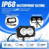 Faro per E-bike Per TST R002, Luce Anteriore Plug And Play Stile Baja Per Biciclette Rad Power RadRover RadRunner Connettore Julet a 2 Pin 12V-60V Impermeabile
