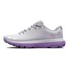 Under Armour HOVR Infinite 4 Round Toe Comfortable Fabric Low Top Running Shoes Women Sneaker Gray Purple 3027115-101