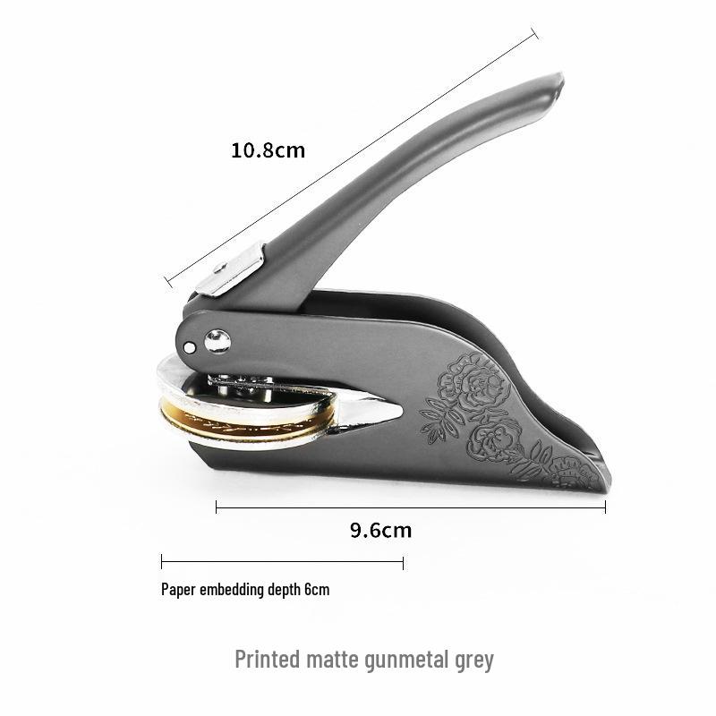 Custom Steel Embossing Pliers for Wedding Logo/Name & Pattern – Raised or Recessed Design Sticker.