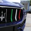 Pentru Maserati Levante 16-21 Pentru Ghibli 14-17 Pentru Quattroporte 13-16 ABS pentru capacul grilei frontale autocolant ornament