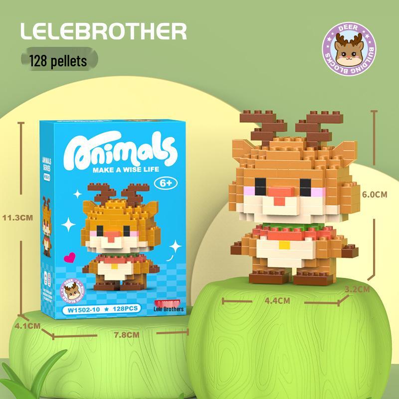 Cartoon-Figur Stern Dai Lu Kompatible Mikro-Partikel Bausteine Lernspielzeug