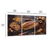 Szklana płyta ochronna na kuchenkę 3x30x52