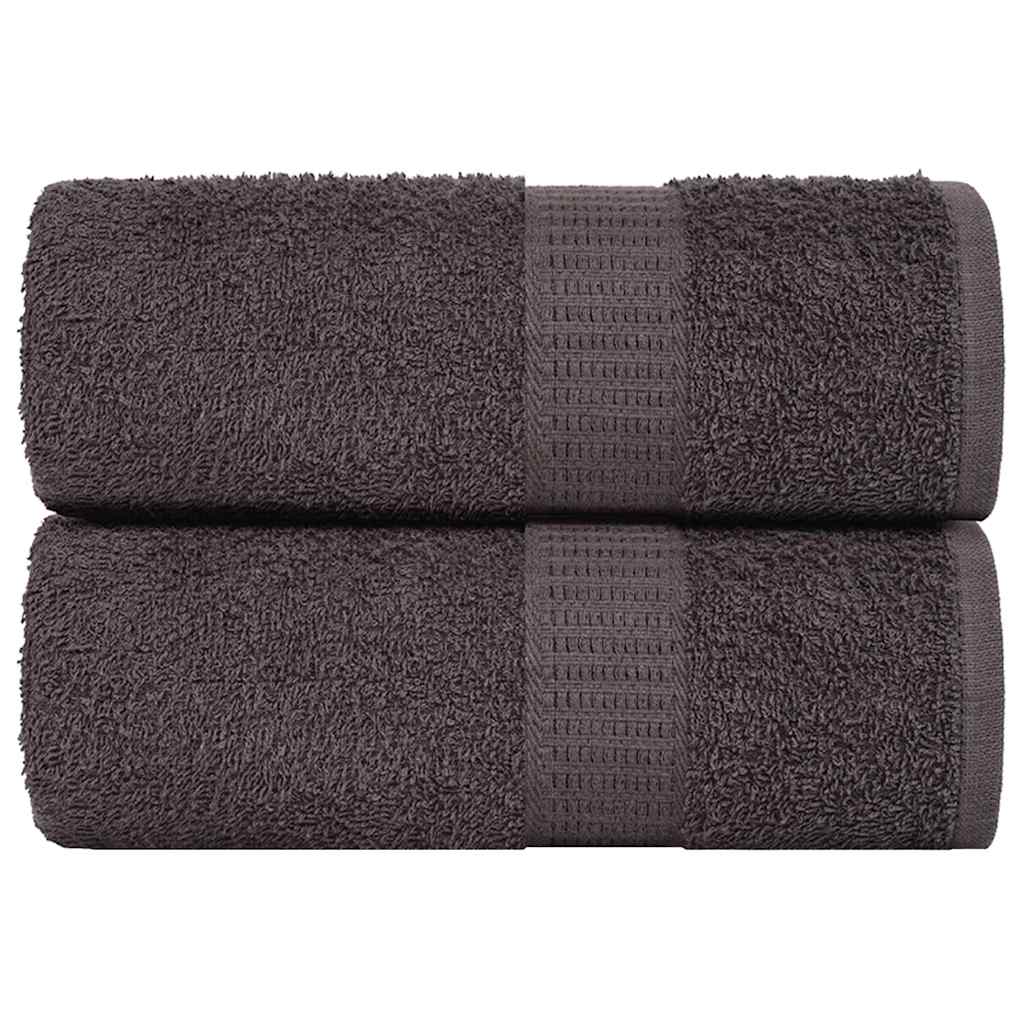 FROGN Guest Towels 2 pcs. Anthracite 30 x 50 cm 360 g m²