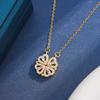 High-End Unisex Four-Leaf Clover Necklace - Trendy & Versatile 2026 Style for Women