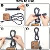 5/10Pcs Reusable Hook and Loop Straps Fastening Cable Ties Cable Straps Nylon Securing Wire Cord Ties Organizer Fastener Tape