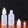 20ml, 50ml, 100ml Translucent HDPE Dropper Bottles - Squeeze & Eye Drop Design