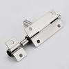 Sliding Bolts Latch Hasp Stainless Steel Heavy Duty Door Lock Gate Safety Toilet Door Lock for Wood Fence Interior Door