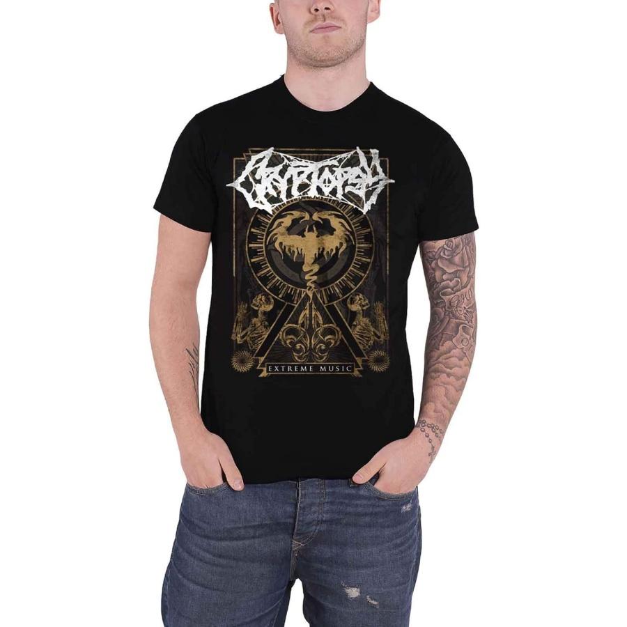 Футболка Cryptopsy Экстремальная Музыка Логотип Группы Новая Официальная Мужская Черная Размер M XXXXXL разноцветный