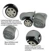 1 Pair A191 Replacement Luggage Wheels Repair Accessories Universal Luggage Wheel for Travel Suitcase Luggage