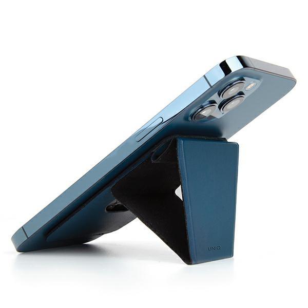 Uniq Lyft Magnetyczny Stojak Na Telefonsnap-On Stand And Card Holder Niebieski/Blue