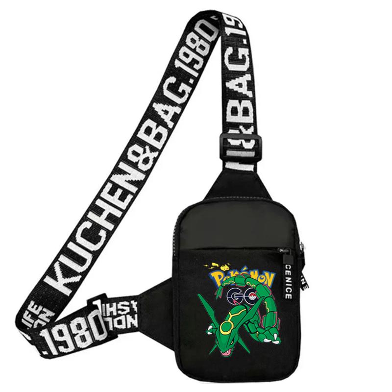 Pikachu Pokemons Shoulder Bags Charizard Anime Figures Chest Pack Cartoon Fashion Large Capacity Small Crossbody Bag Kids Gift