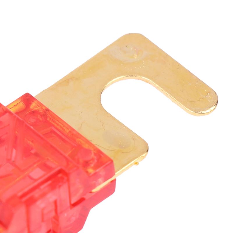 2 Stücke Vergoldete Bolzen Autosicherungen Mini Auto Audio Sicherung 20A 30A 40A 50A 60A 70A 80A 100A 120A 125A 150A 175A 200A 32V Auto Sicherung