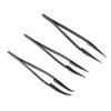 Stainless Steel Black Ceramic Tweezers For Electronic Welding Maintenance Tools