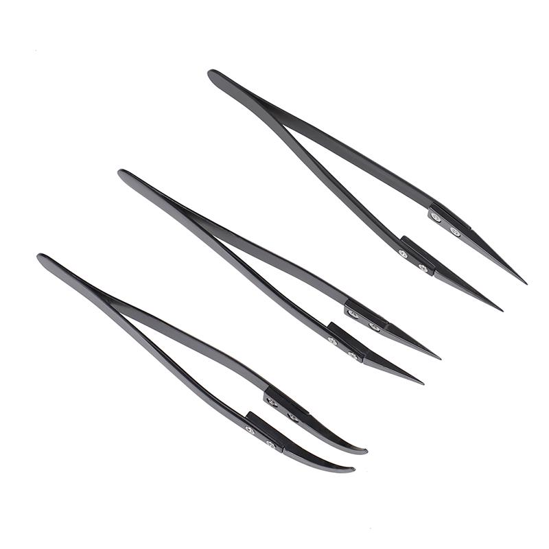 Керамические пинцеты из нержавеющей стали черного цвета для инструментов технического — фото 4