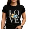 Love T-Shirt – Floral Love Tee, 100% Cotton, Cute Love Shirt, Gift For Fiancé