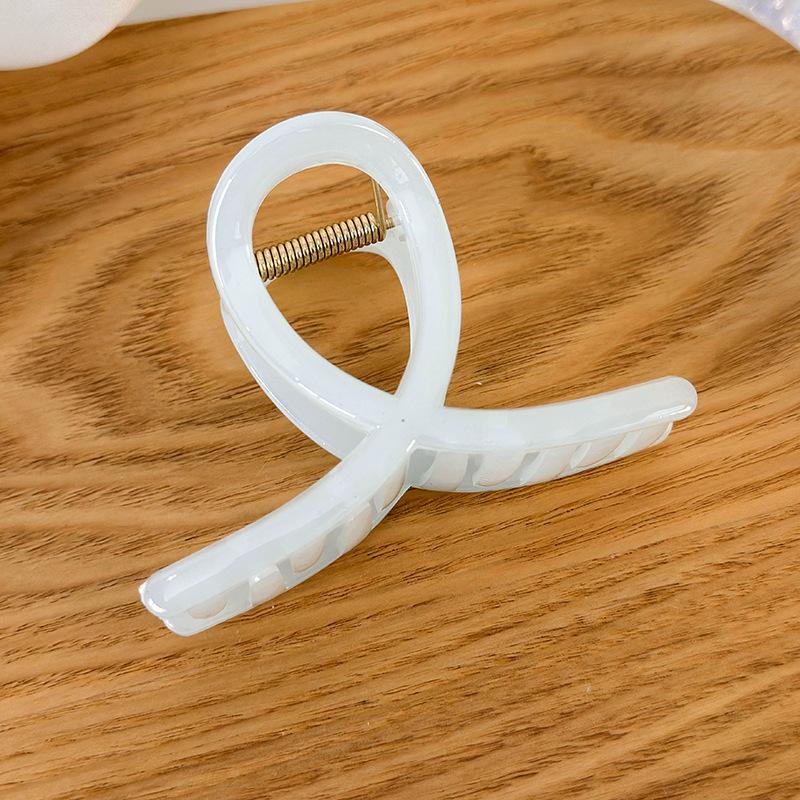 

Новый весенне-летний геометрический зажим для волос цвета желе для женщин, темпераментная заколка для волос, зажимы-акулы, крабовые заколки, модный головной убор