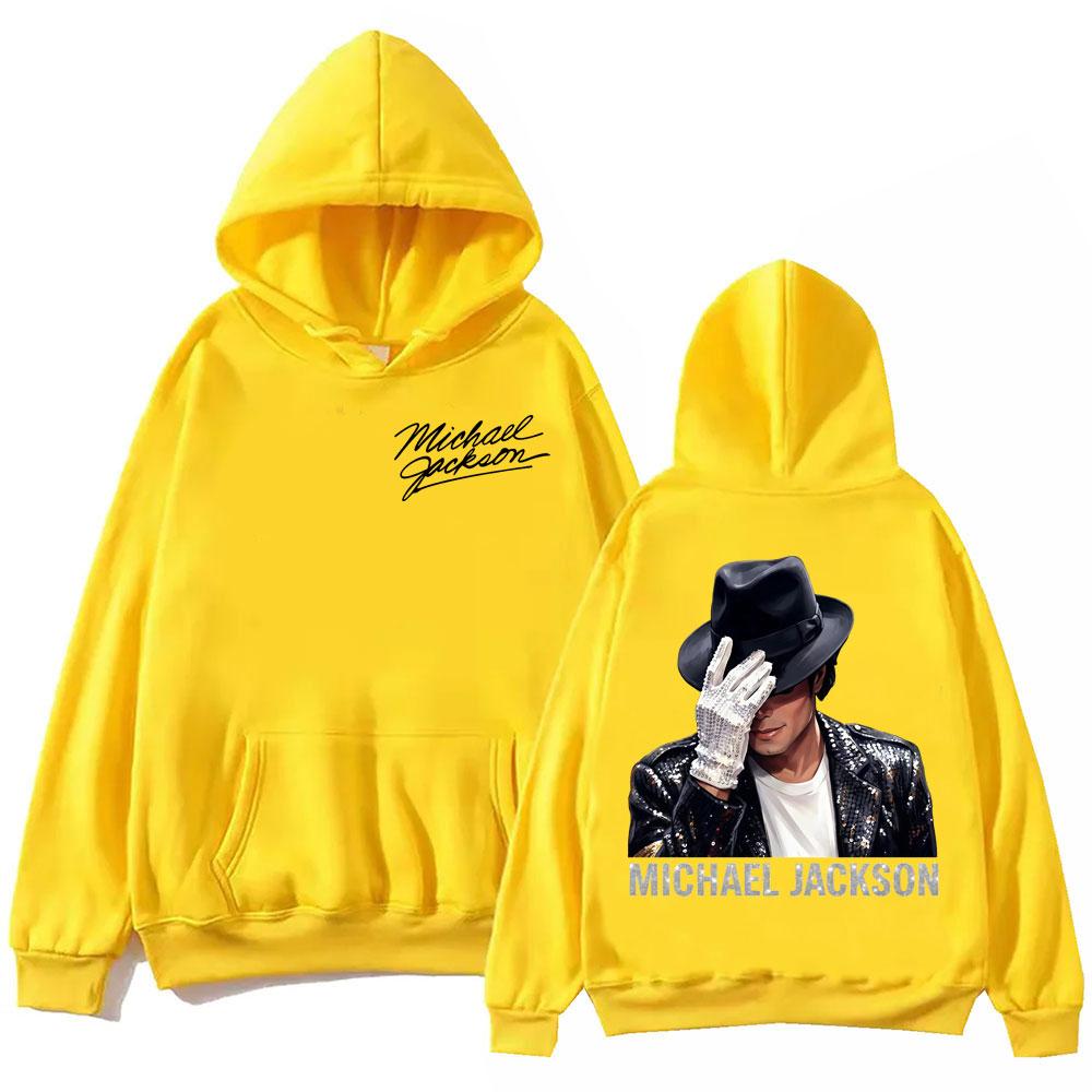 Limited Michajackson Classics Hoodie Men Women Fashion Punk Rock Pullovers High Quality Fleece Long Sleeve Hooded Sweatshirts