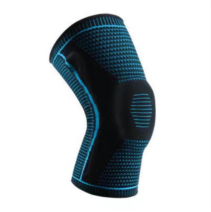 Men's Sports Nylon Silicone Knee Pad for Summer Fitness & Basketball
