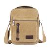 Men's Compact Canvas Crossbody Bag - Casual, Outdoor, Business, Travel Shoulder Bag
