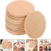 10/20/50/100pcs 4cm Round Wood Circle Natural Unfinished Wooden Discs Plywood Circles Cutout Christmas Ornaments for Craft