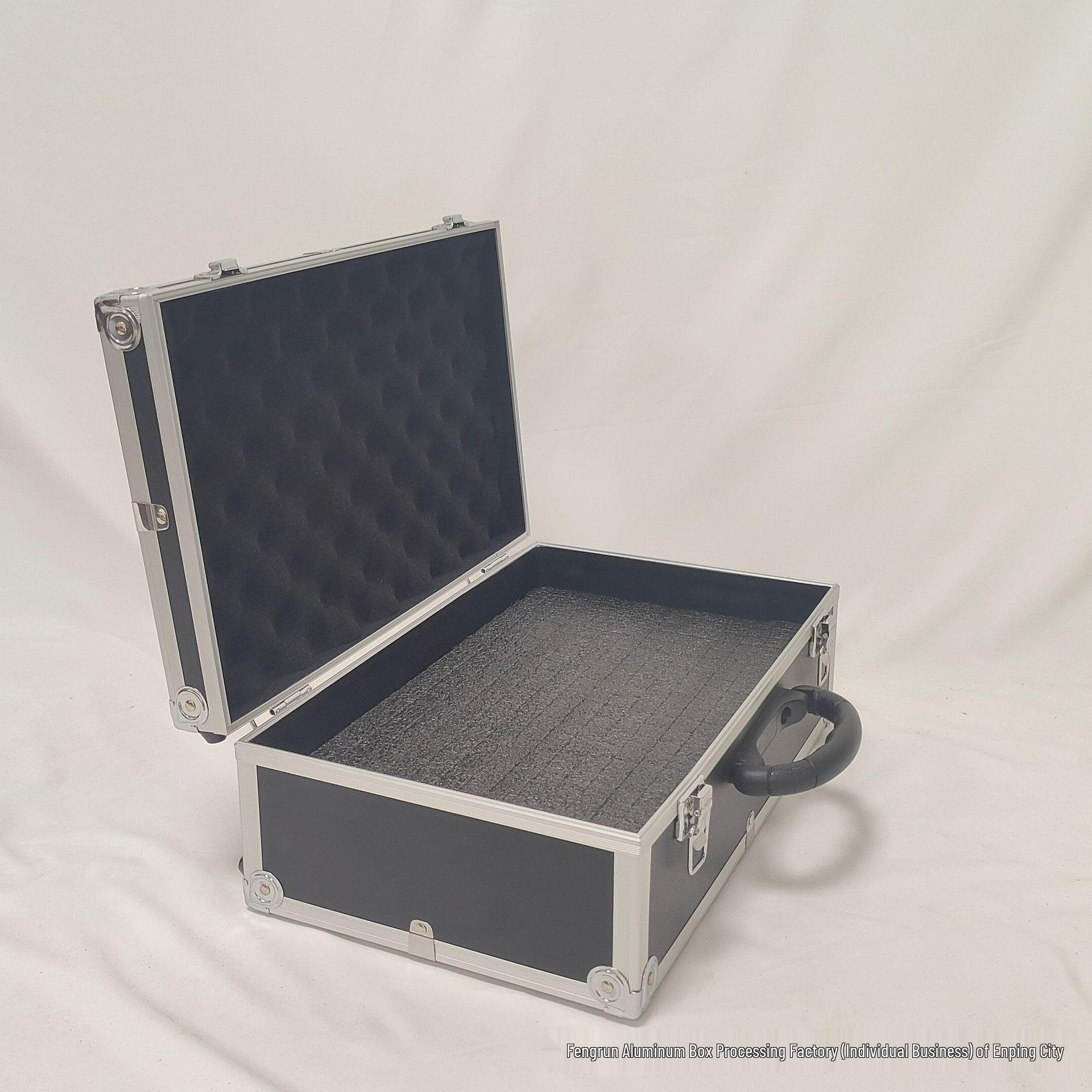 Aluminum Alloy Multi-functional Tool Storage Box 113 Black